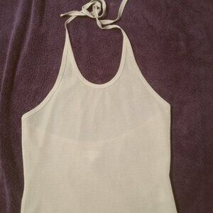 Gold Sheer Halter Top